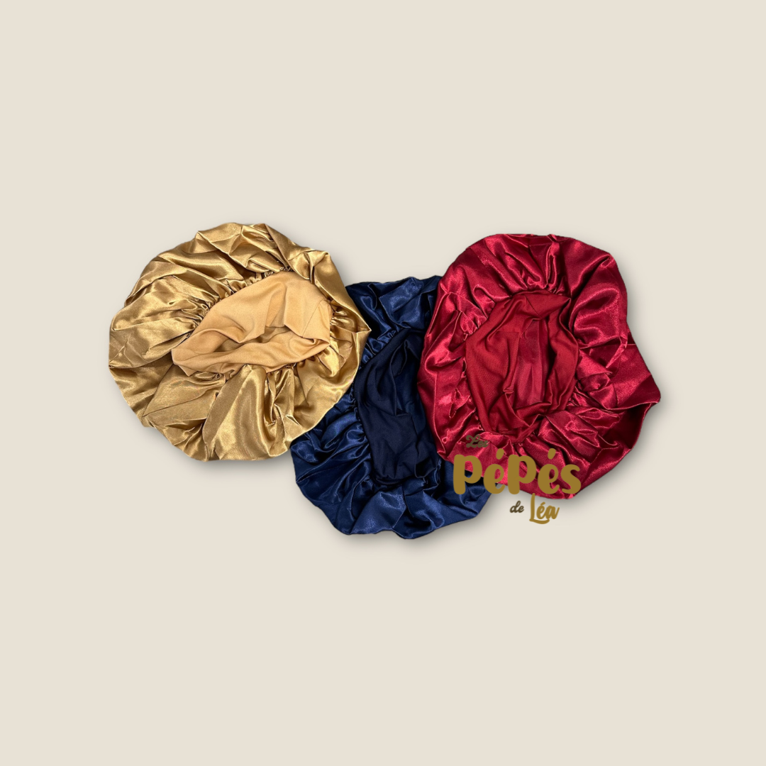 Bonnet Cheveux en Satin